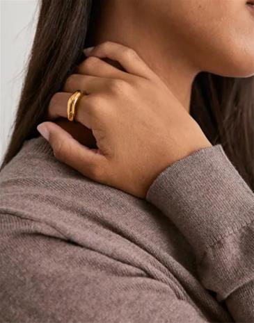 Muli Collection - Kulta - Arc Melt Ring