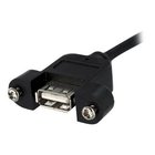 StarTech.com Panel Mount USB-kaapeli USB A to Motherboard Header Cable