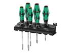 Wera 334 SK/6 -sarjan Rack Schraubendrehersatz Kraftform Plus L