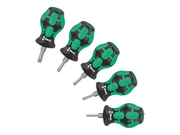 Wera Stubby Set TX 1 Screwdriver set Torx 5 pieces