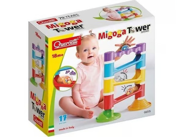 Quercetti Migoga Tower with sound (17 pcs)