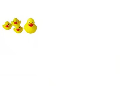 Happy Baby Bathing Duck Family