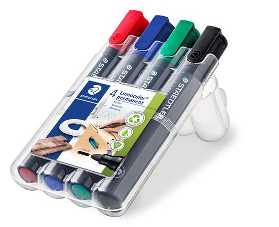 Staedtler Marker Lumocolor permanent 4pcs.box – kuva 4/4