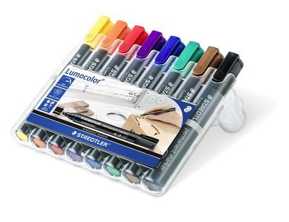 Staedtler Marker Lumocolor permanent 8pcs.box