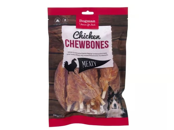 Chicken Chewbones 240g/12stk