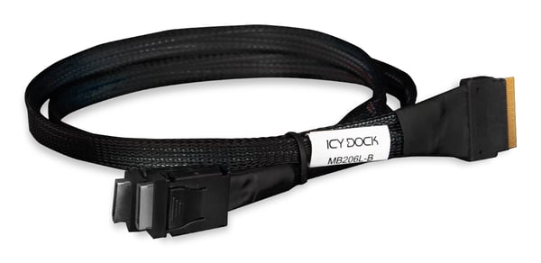 Icy dock MB206L-B - SAS internal cable - 50 cm – kuva 4/5