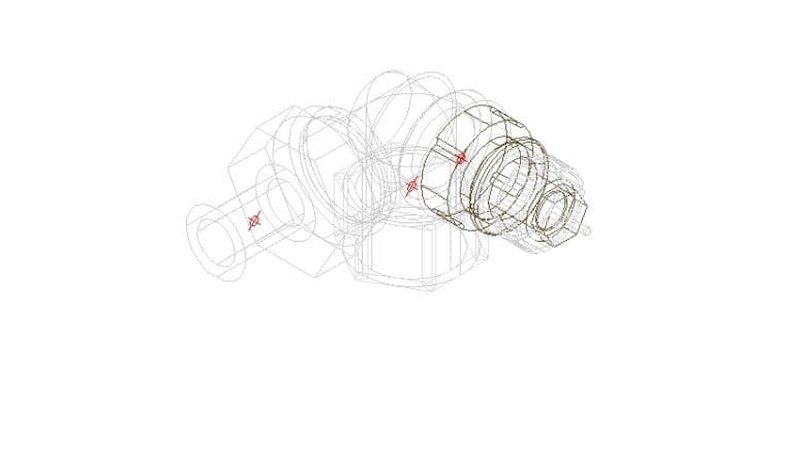 Danfoss RA-N 10 bypass valve right 3/8"