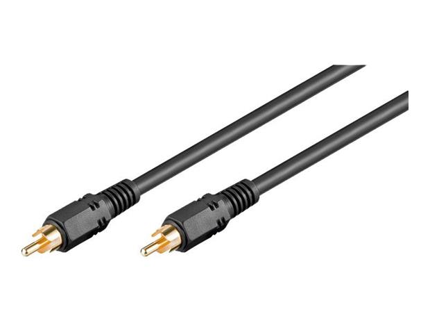 Pro RCA Mono Cable - Musta - 5m – kuva 5/6