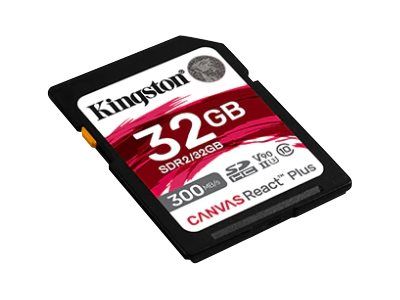 Kingston Canvas React Plus 32 Gt UHS-II -SDHC-muistikortti