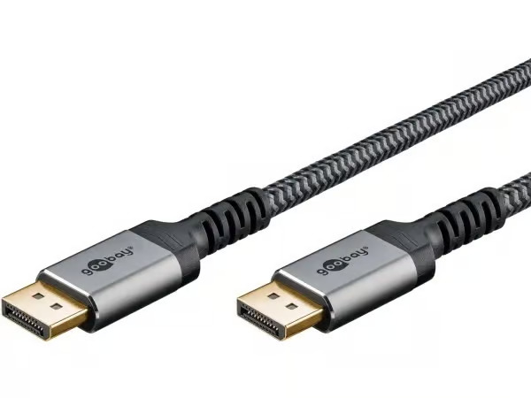 Pro DP 1.4 braided - Black - 2m