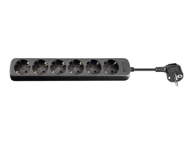 Pro AC Power Strip 6-way - 5m - Black – kuva 7/8