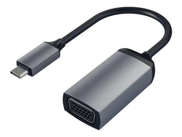 Satechi USB-C â€“ VGA -adapteri, Harmaa