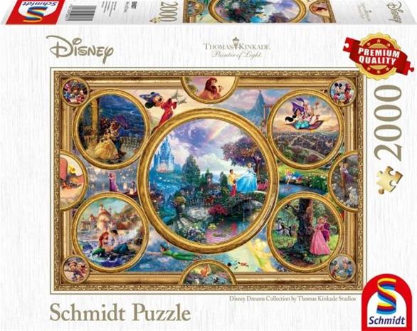 Adlibris Disney Dreams Collection Thomas Kinkade Palapelit 2000 palaa Schmidt