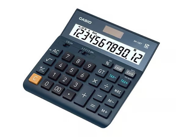 Calculator Casio DH-12ET, Blue