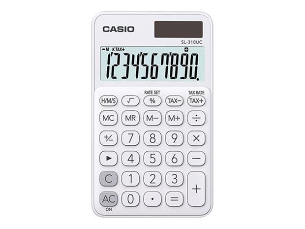 Casio - Taskulaskin 1xLR54 hopea
