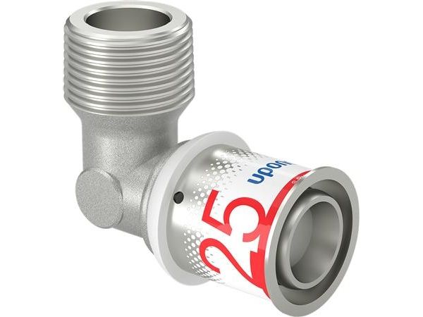 Uponor s-press plus elbow male thread 25 mm x 34