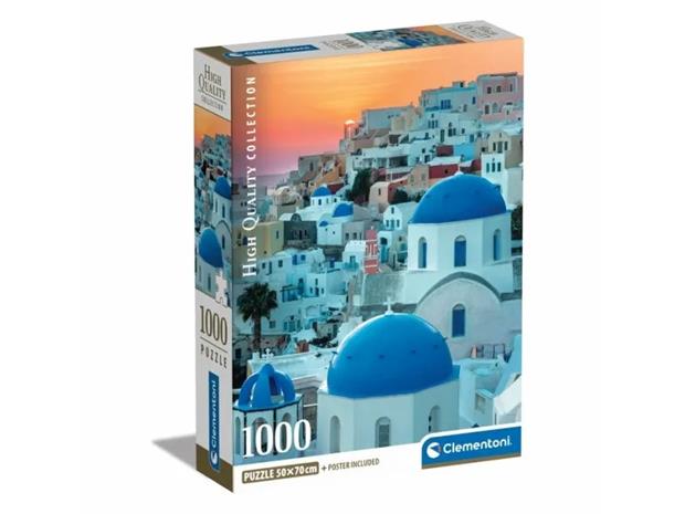 Clementoni High Quality Collection Santorini -palapeli, 1000 palaa