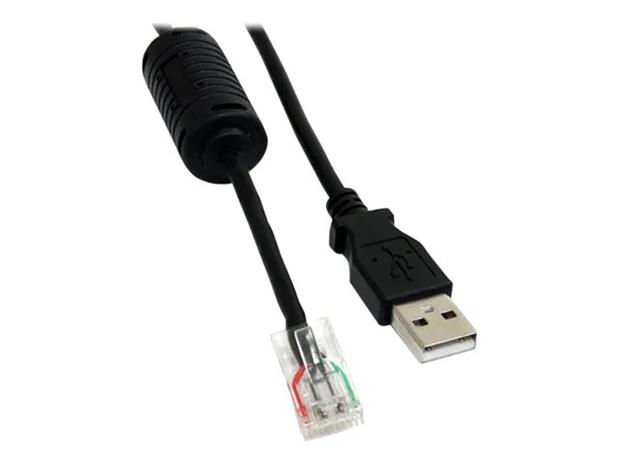 Startech Smart UPS Replacement USB - RJ45 -kaapeli, Musta, 1.8m