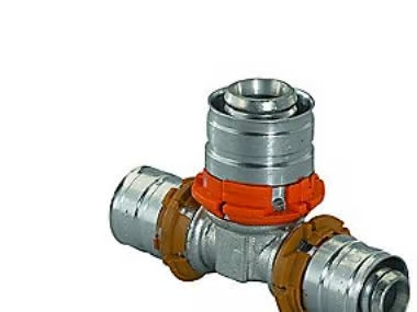 Uponor s-press plus tee reducer 20 x 16 x 20 mm