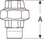 +GF+ Union taper seat unite cs for n 3/4