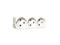 Gripo Socket w/ 3 outlets white – kuva 3