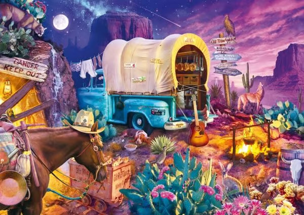 Schmidt A Charming Wild West Campout 1000p palapeli