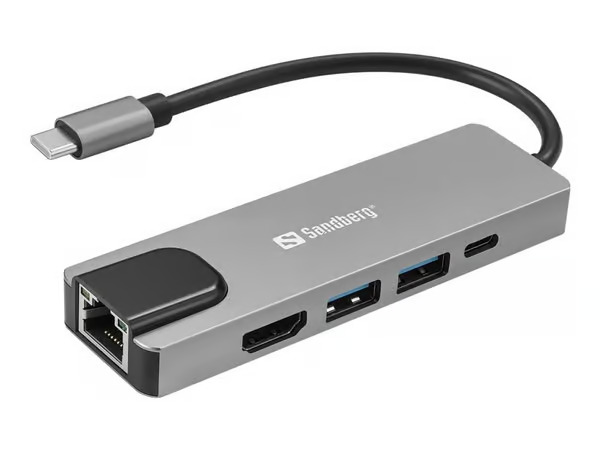 Sandberg USB-C 5in1 Travel Dock Saver