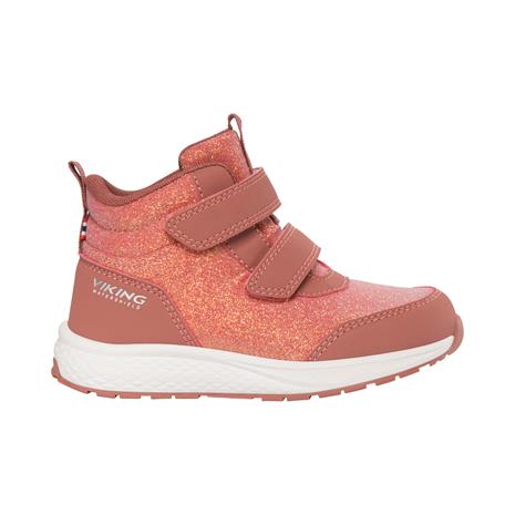 Viking Bouncy Glitter Mid 2V WP Lenkkarit, Pink, 35