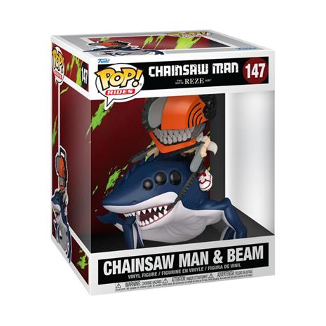 Funko Pop! Rides Deluxe: Chainsaw Man - Csm & Beam (15cm) FIGU