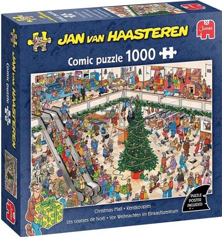 Adlibris Jan van Haasteren palapeli Christmas Mall 1000 palaa