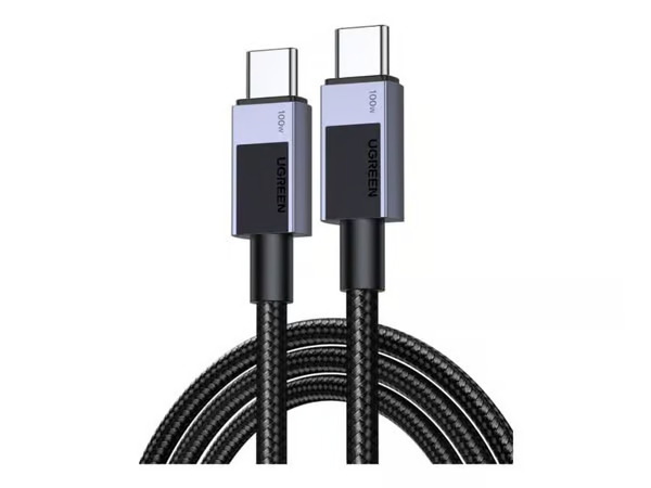 UGREEN Usb-C To Usb-C Pd 100w Fast Charging Cable Space Grey 3m