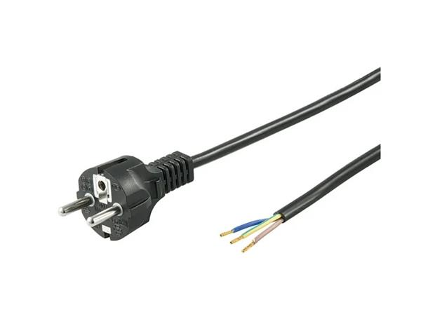 Pro Safety plug cord for assembly 2 m black – kuva 3/6