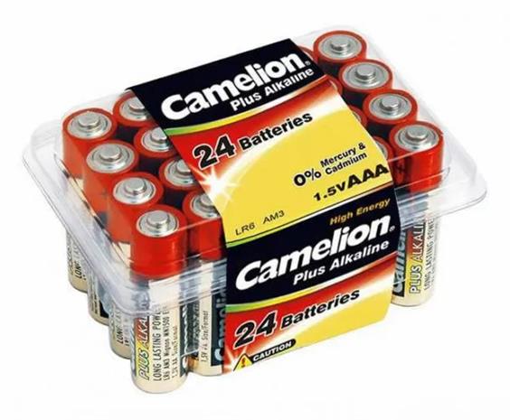 Camelion AAA-alkaliparistot, 24 kpl / pakkaus