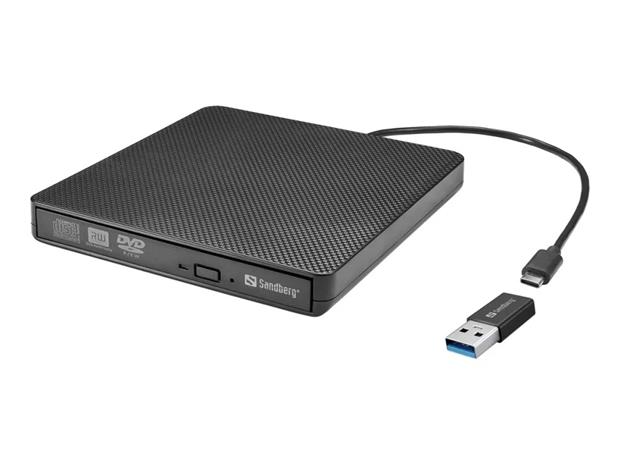 Sandberg USB-C External DVD Burner 8x