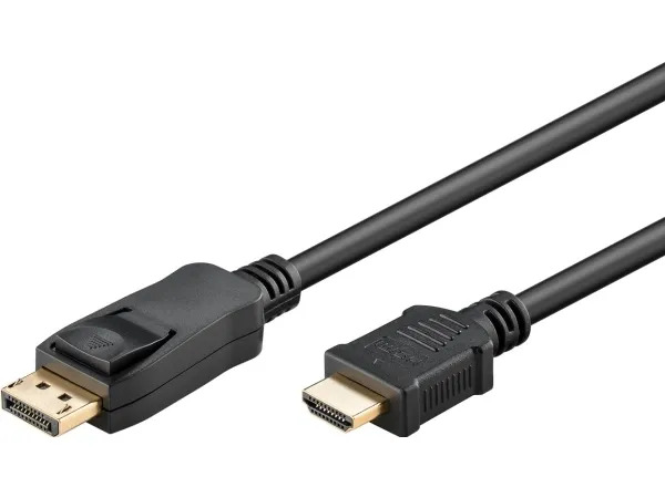 Pro DisplayPort 1.2 -> HDMI 2.0 - 3m - Musta