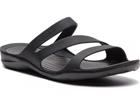 Crocs Swiftwater Sendal musta / mustat naisten varvastossut 36,5 (203998)