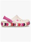 Crocs Crocband Chevron Band Tossut, Frappé/Quiet Rose, 30-31