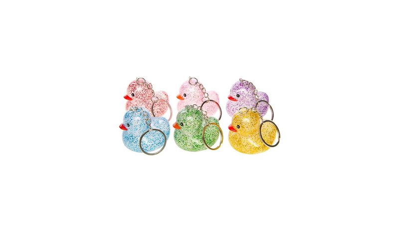 Duckiez Glitter Duck Keychain – kuva 1/1