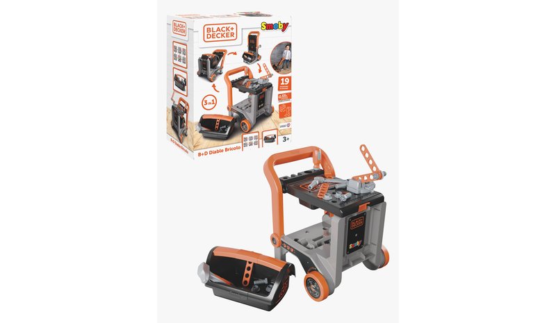 Smoby Black & Decker Bricolo Työkaluvaunu