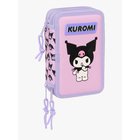 Hello Kitty Kuromi Täytetty Kolmilokeroinen Penaali 37 Osaa, Violetti/Pinkki