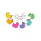 Duckiez Colorful Ducks Keychain – kuva 1
