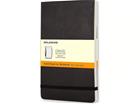 Moleskine Reporter, Yksivärinen, Musta, Matta, Viivapaperi, Pehmeäkantinen, Aikuinen