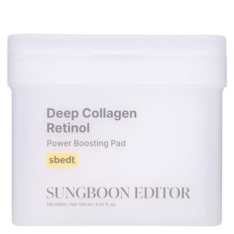 Sungboon Editor Deep Collagen Retinol Power Boosting Pad - 150 ml / 100 pads