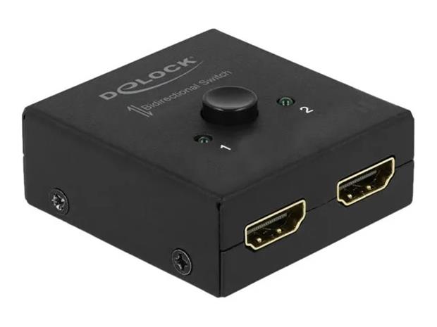 DeLOCK HDMI 2 - 1 bidirectional 4K 60 Hz compact