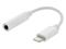 Epzi Lightning 3.5mm -adapteri, Valkoinen – kuva 4