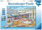 Ravensburger Construction at the Airport, 100 kpl, Ajoneuvot, 6 vuosi/vuosia