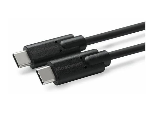 Microconnect USB3.1CC2 USB cable USB 3.2 Gen 2 (3.1 Gen 2) 2 m USB C Black