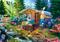 Palapeli Caravanning in the mountains 1000 palaa Schmidt – kuva 2