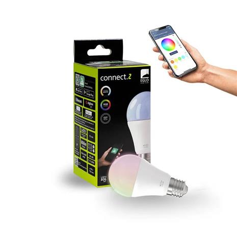 EGLO E27 LED-Z MATTER A60 RGB/CCT 11W 1300lm opal
