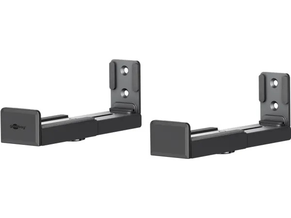 Seinäteline soundbarille Universal, musta